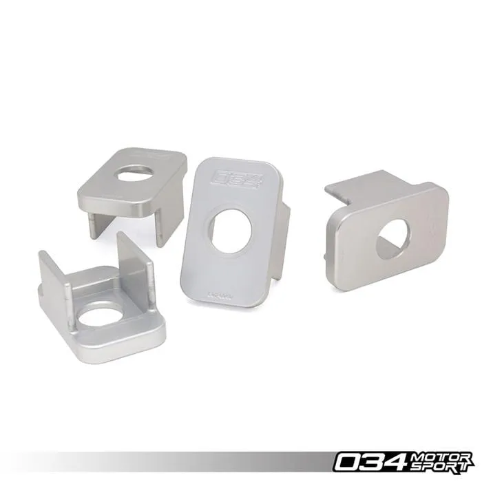 034 Motorsport Rear Subframe Mount Insert Kit - VW/Audi / 8J / 8P / TT / TTS / TTRS / A3 / S3 / RS3 / Mk5 / Mk6 / R32 / R & More