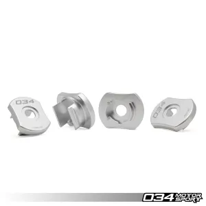 034Motorsport Billet Aluminum Rear Subframe Inserts (MQB AWD)