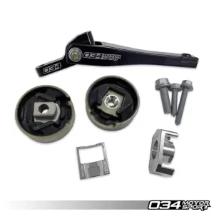 034Motrsport Billet Spherical Dogbone Mount Performance Pack w/ Dogbone Pucks (MT/DSG6) - VW/Audi MQB/e 1.8T/2.0T, Volkswagen & Audi MQB And MQB EVO With Manual Or 6-Speed DSG