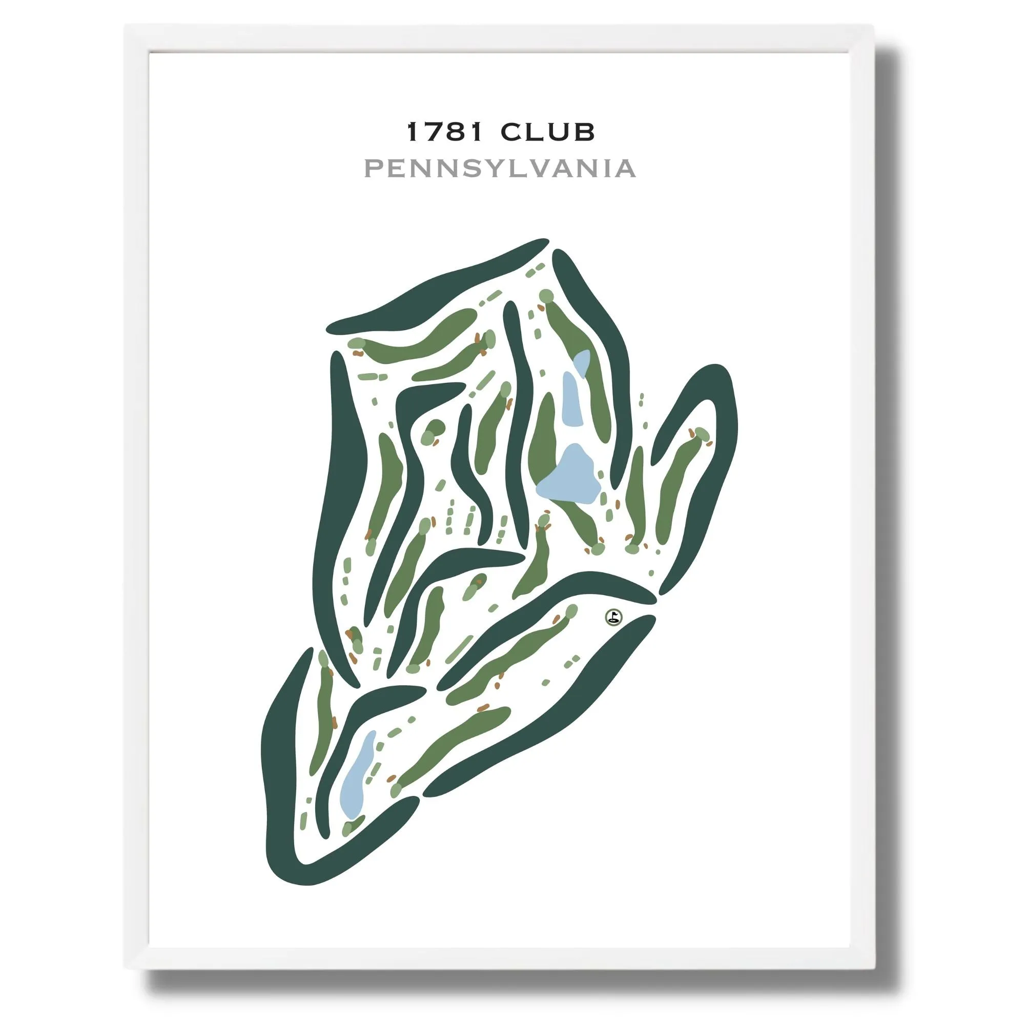 1781 Club, Pennsylvania - Printed Golf Courses