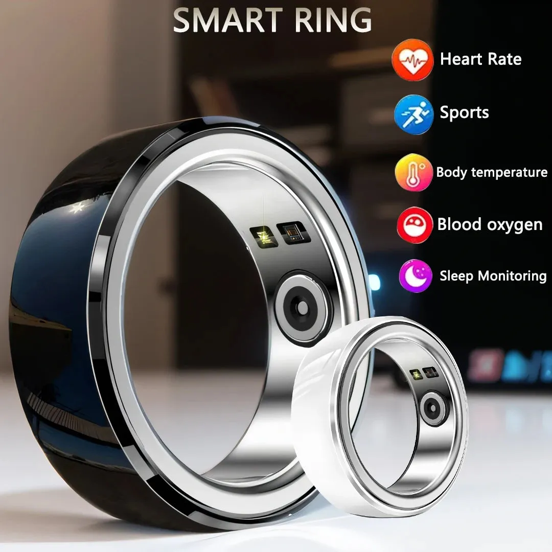 2024 New NFC Smart Ring Men Sports Fitness Tracker Women Waterproof Sports Fitness Smart Ring for Android IOS PK R1 Lovers Box