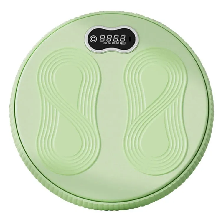 30cm Fitness Twist Waist Disc 4 Modes Balance Board with Electronic Counting(Green)