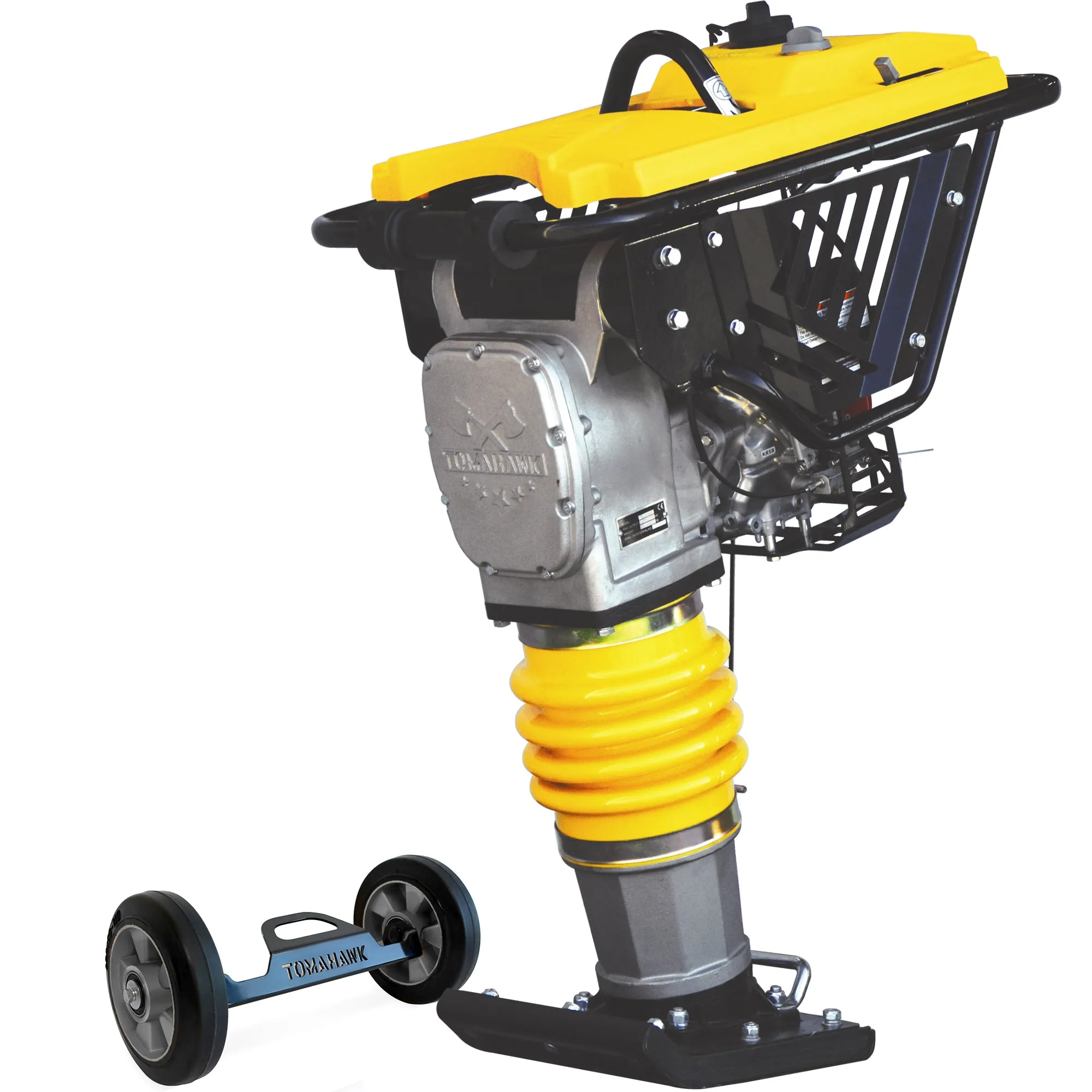 3.6HP Honda Vibratory Rammer Jumping Jack Tamper with Honda GXR120 Engine Impact Force 3,550 lbs/ft