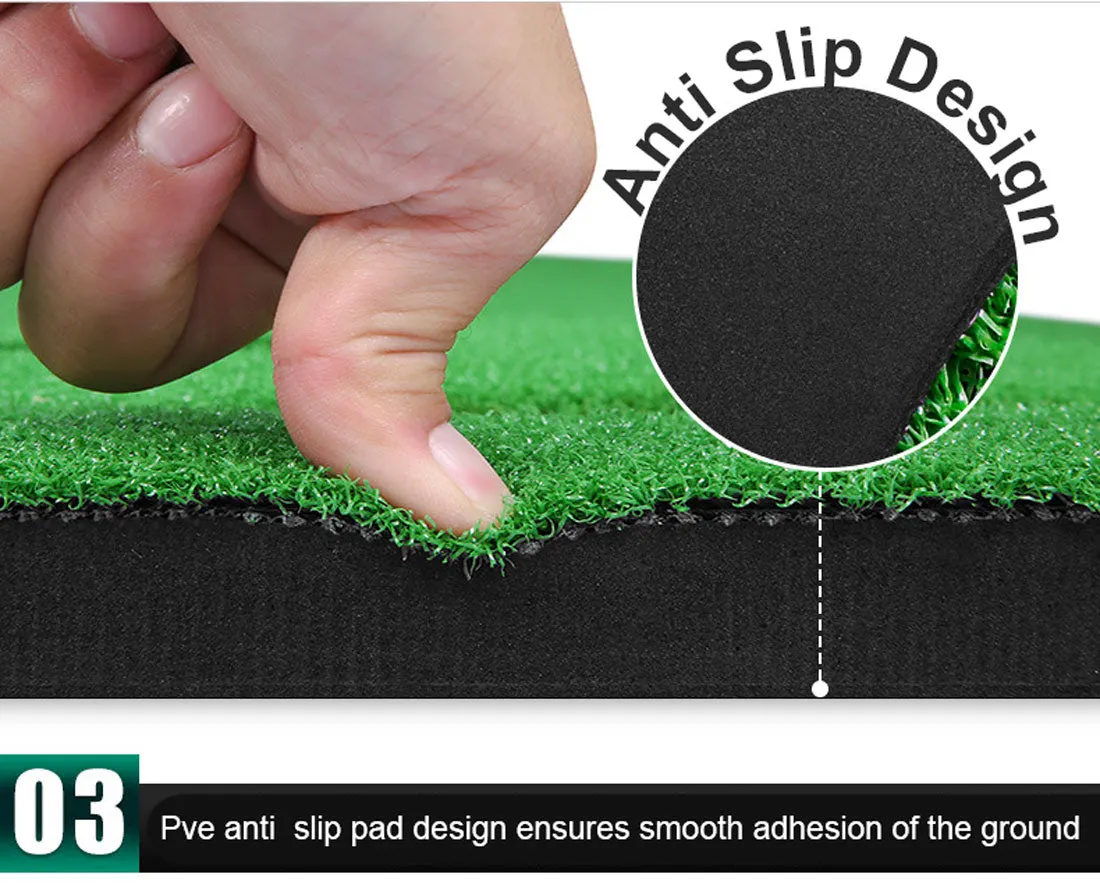 3M Golf Putting Mat Practice Training Indoor Outdoor Portable Slope Balls Artifical Grass Surface