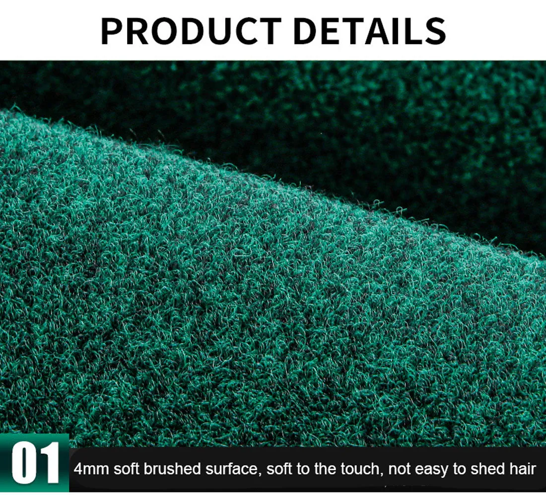 3M Golf Putting Mat Practice Training Indoor Outdoor Portable Slope Balls Soft Fleece Surface