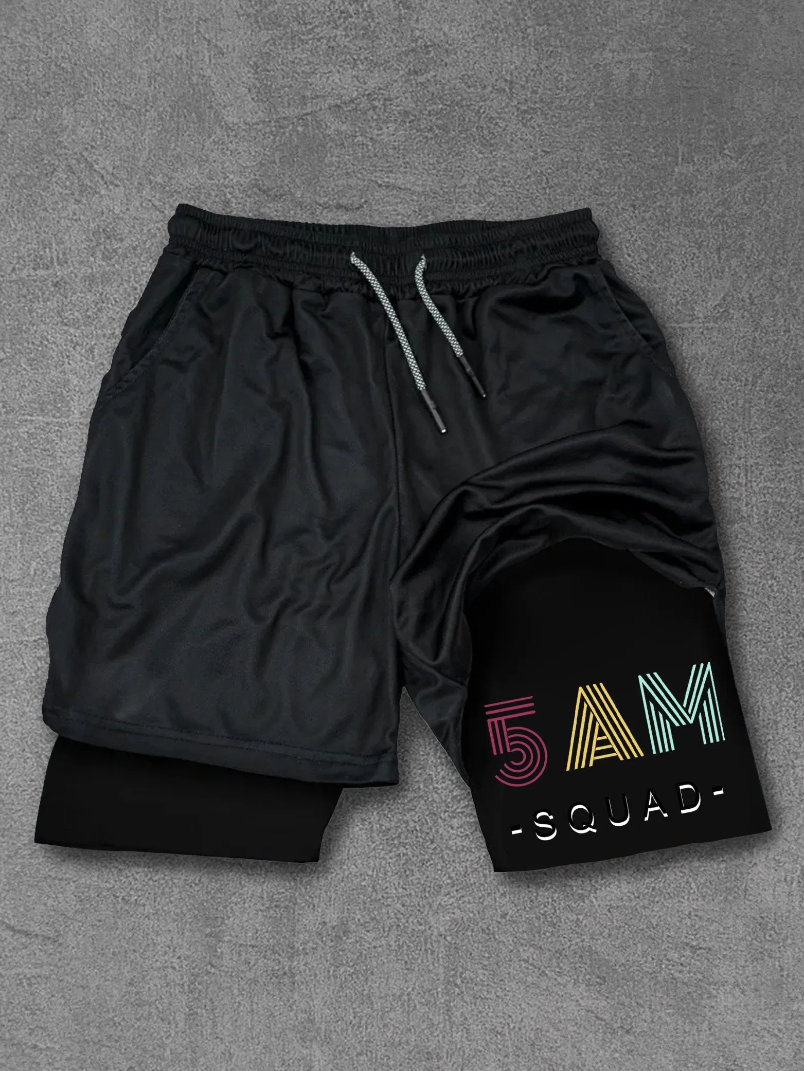 5 AM squad Performance Training Shorts