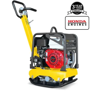 5.5 HP Honda Reverse Plate Compactor 19x14 Plate for Asphalt, Aggregate, Cohesive Soil Compaction