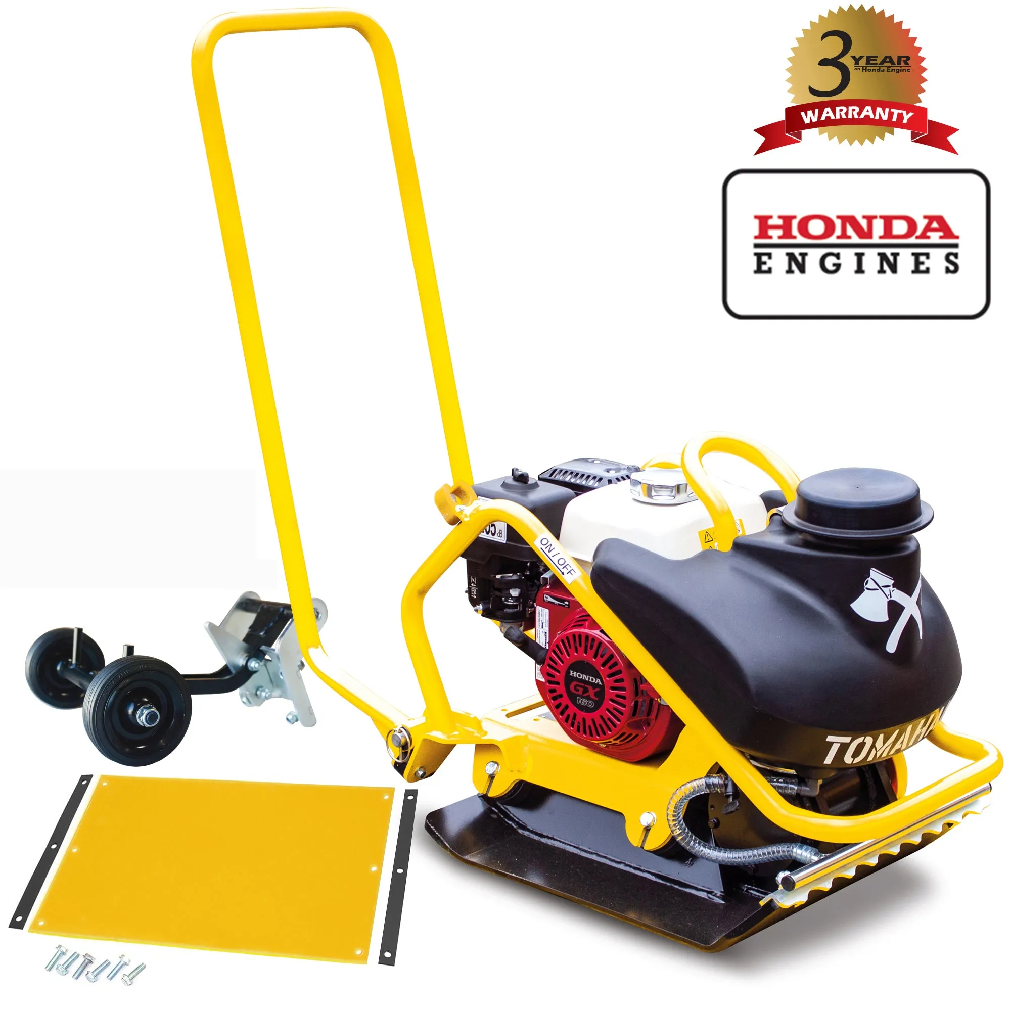 5.5 HP Honda Vibratory Plate Compactor for Asphalt Aggregate Soil Compaction