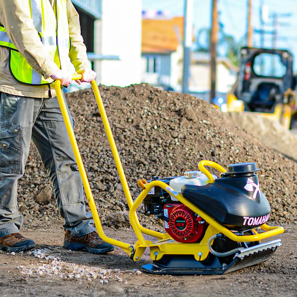 5.5 HP Honda Vibratory Plate Compactor for Asphalt Aggregate Soil Compaction