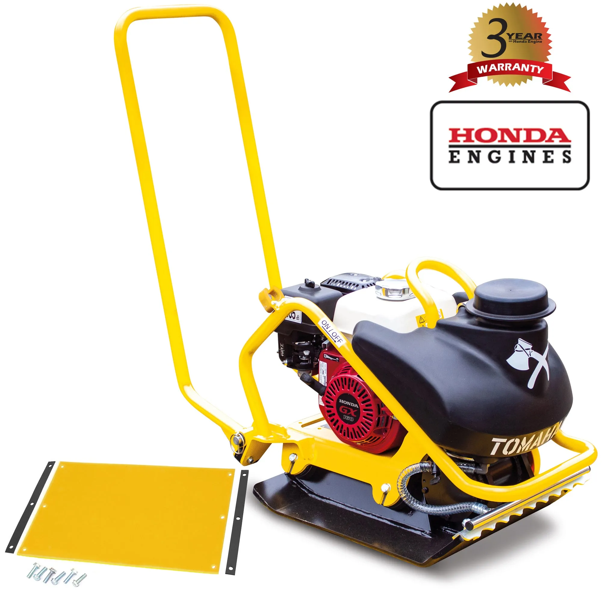 5.5 HP Honda Vibratory Plate Compactor for Asphalt Aggregate Soil Compaction