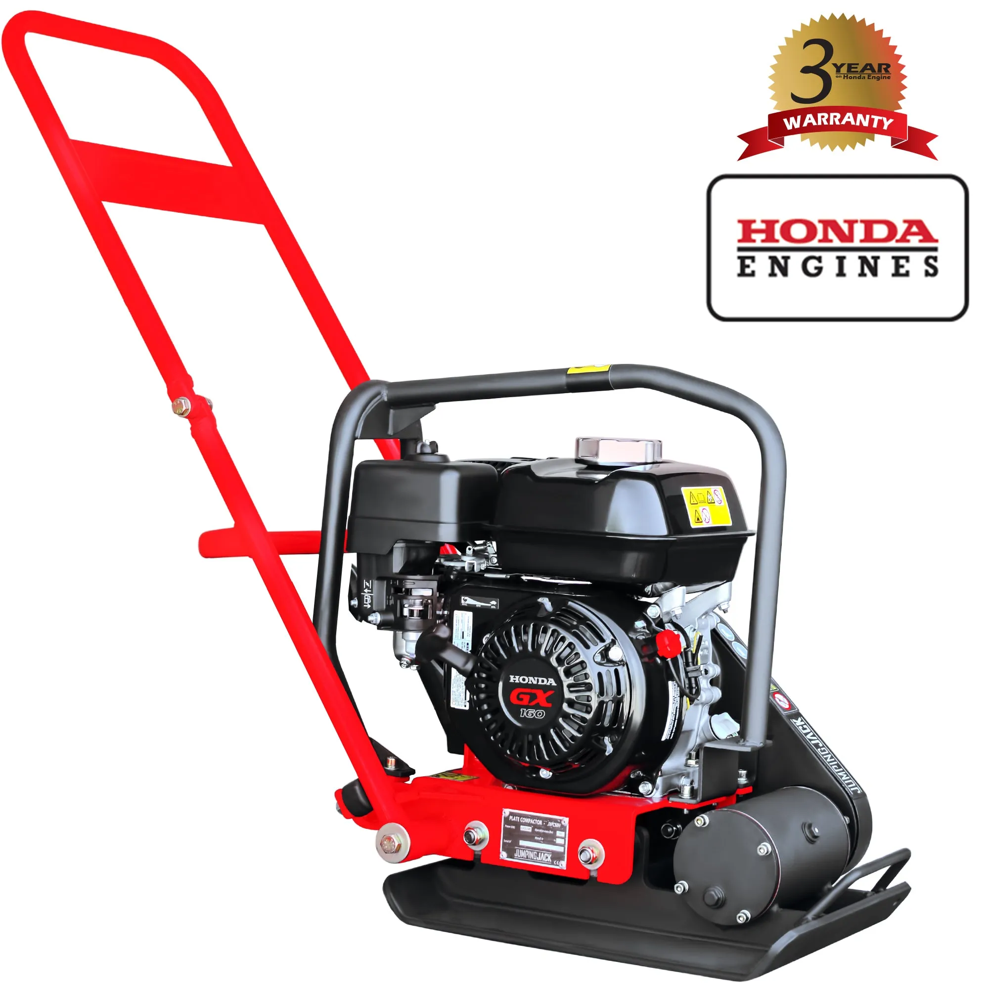 5.5 HP Honda Vibratory Plate Compactor for Soil Compaction Tamper 3 Year Warranty