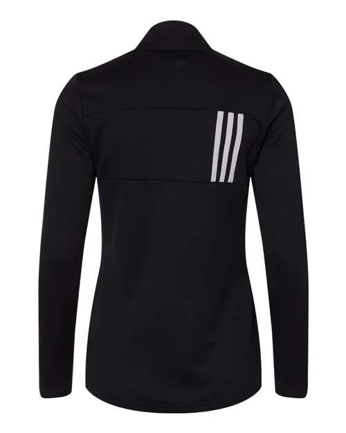 Adidas 3-Stripes Double Knit Quarter-Zip Pullover A482