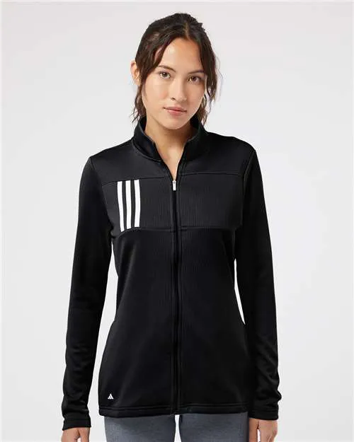 Adidas 3-Stripes Double Knit Quarter-Zip Pullover A482