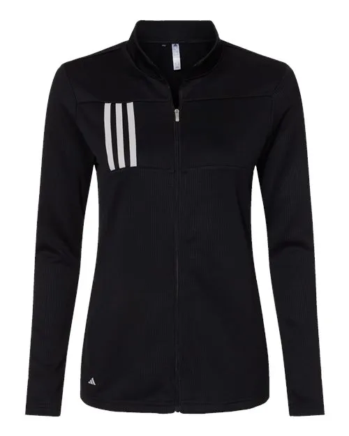 Adidas 3-Stripes Double Knit Quarter-Zip Pullover A482