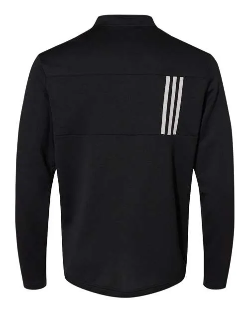 Adidas 3-Stripes Double Knit Quarter-Zip Pullover A482