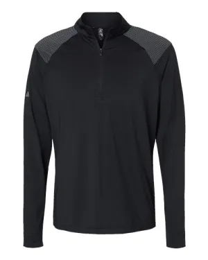 Adidas Shoulder Stripe Quarter-Zip Pullover A520