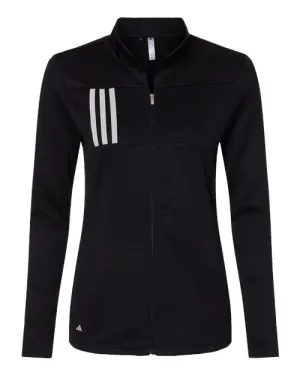 Adidas Women's 3-Stripes Double Knit Full-Zip A483