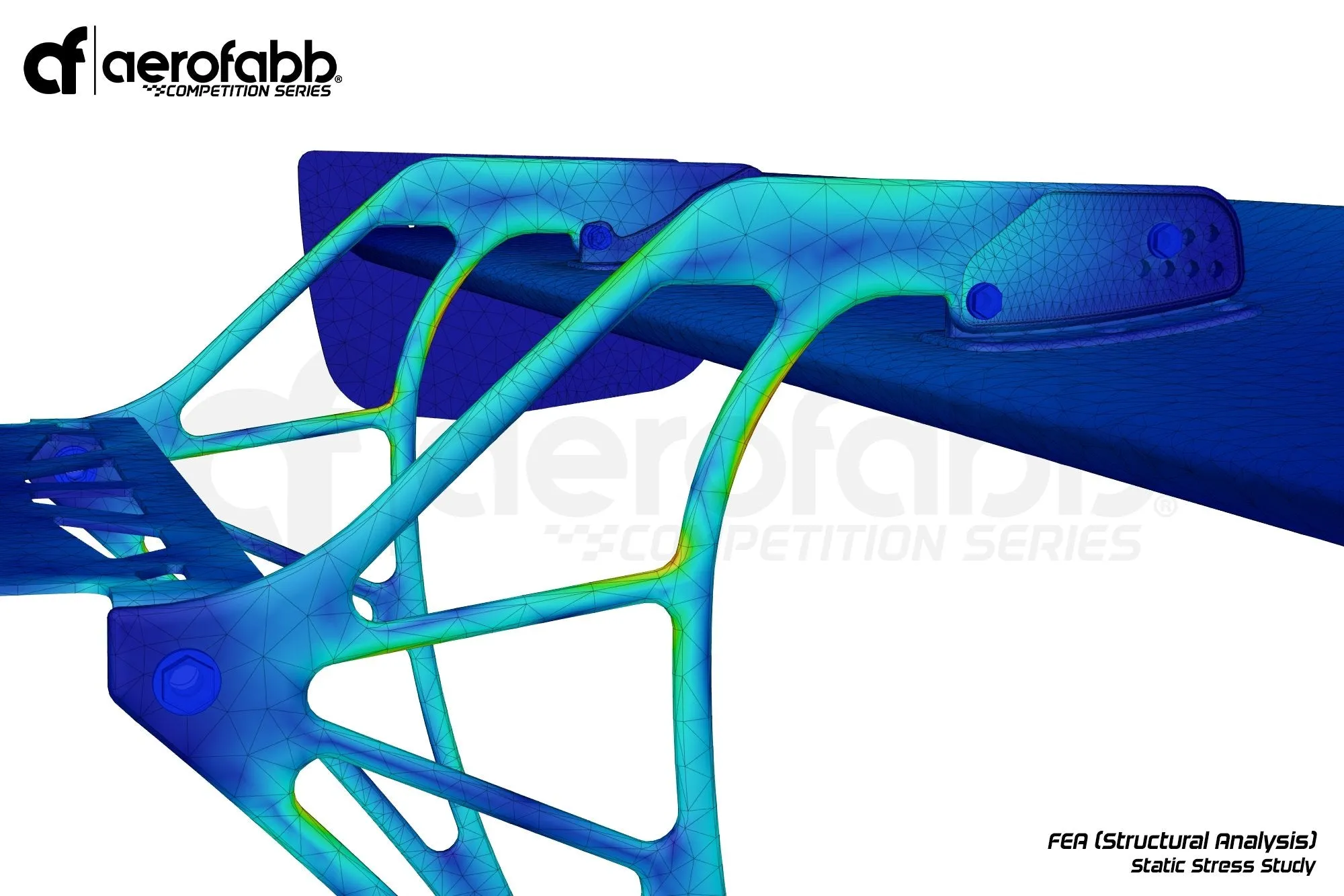 aerofabb Rear Wing Kit (Comp Series) - MQB 2.0T (Mk7  GTI-R-GTD)