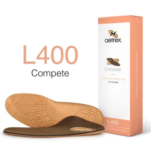 Aetrex L400 Women's Compete Orthotics Insoles for Active Lifestyles