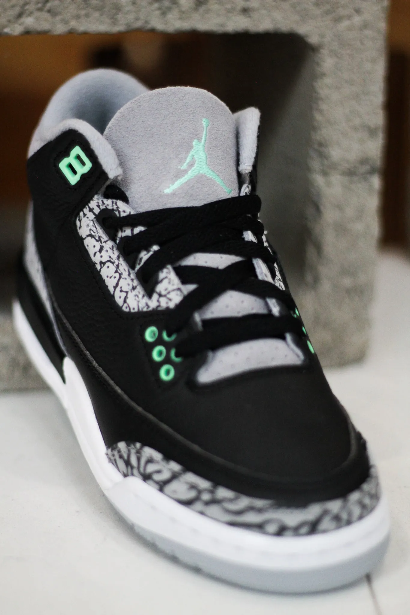 AIR JORDAN 3 RETRO (GS) "GREEN GLOW"