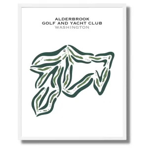 Alderbrook Golf and Yacht Club, Washington - Printed Golf Courses