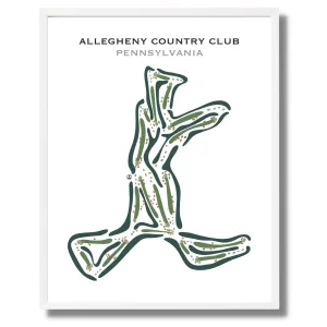 Allegheny Country Club, Pennsylvania - Printed Golf Courses