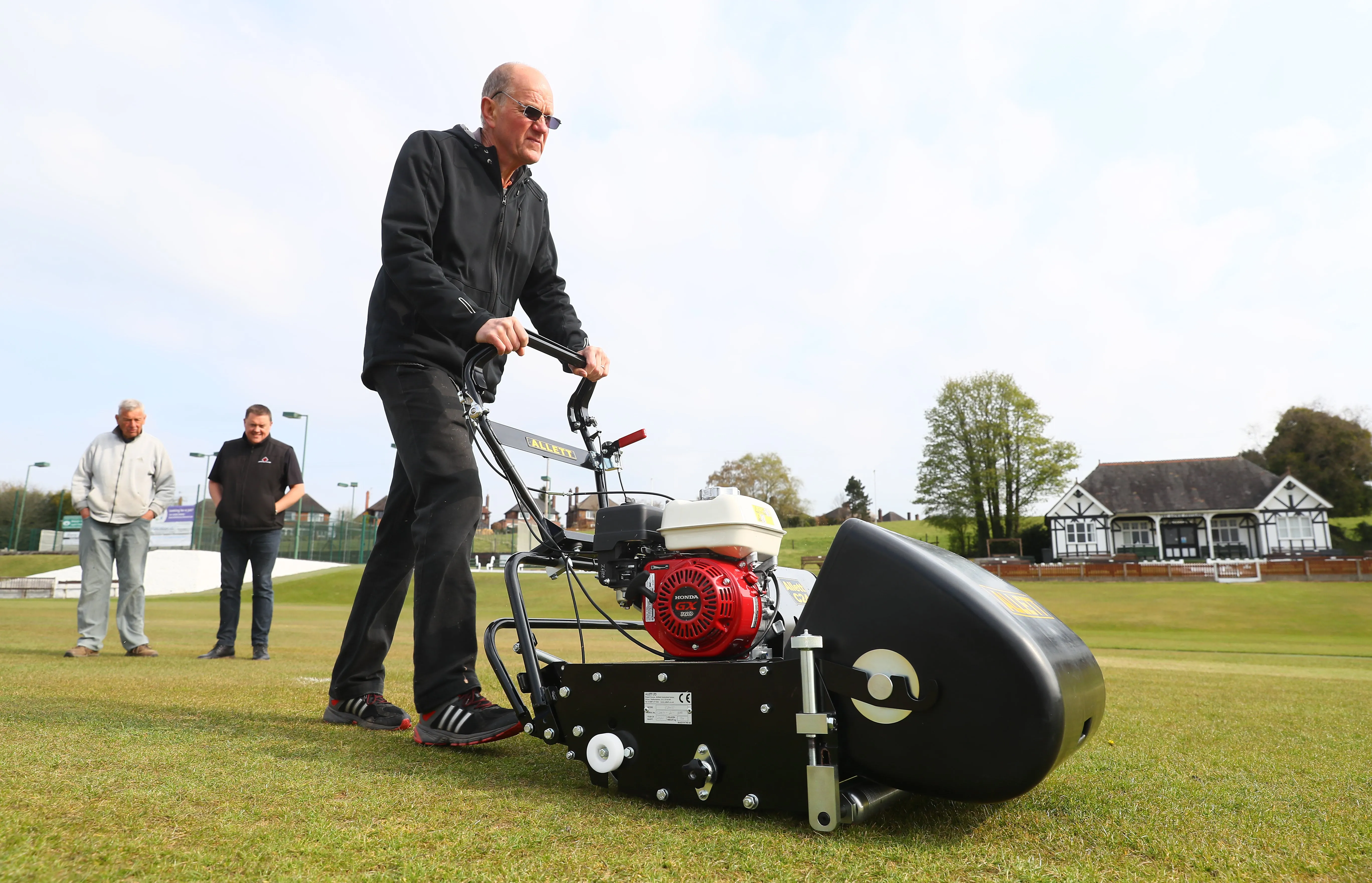 Allett C24 Cylinder Mower (Power-unit with Grassbox)