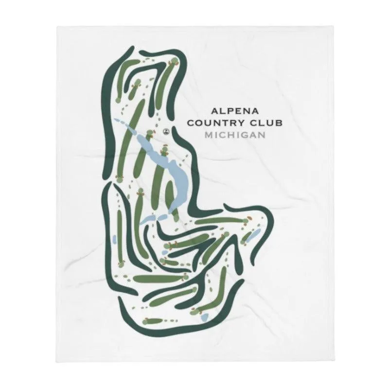 Alpena Country Club, Michigan - Printed Golf Courses