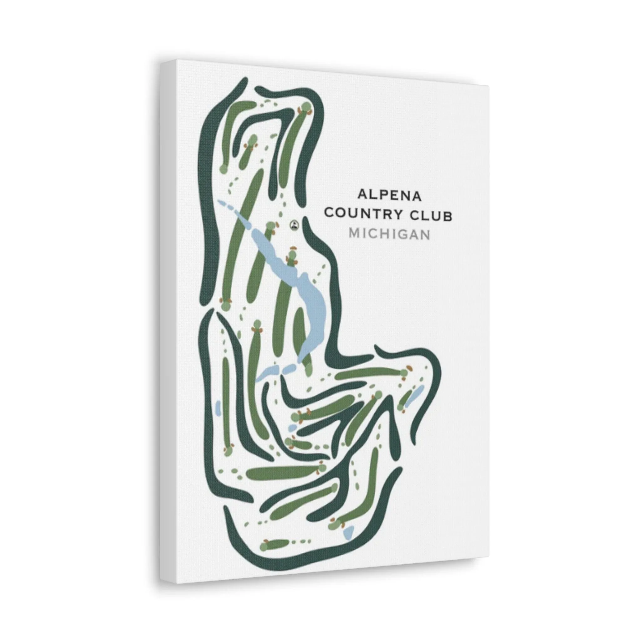 Alpena Country Club, Michigan - Printed Golf Courses