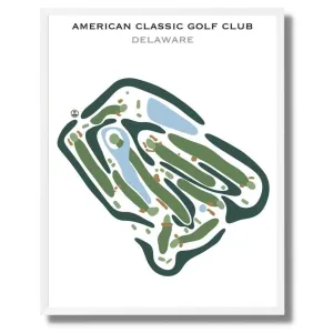 American Classic Golf Club, Delaware - Printed Golf Courses