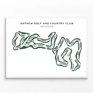 Anthem Golf & Country Club, Arizona - Printed Golf Courses