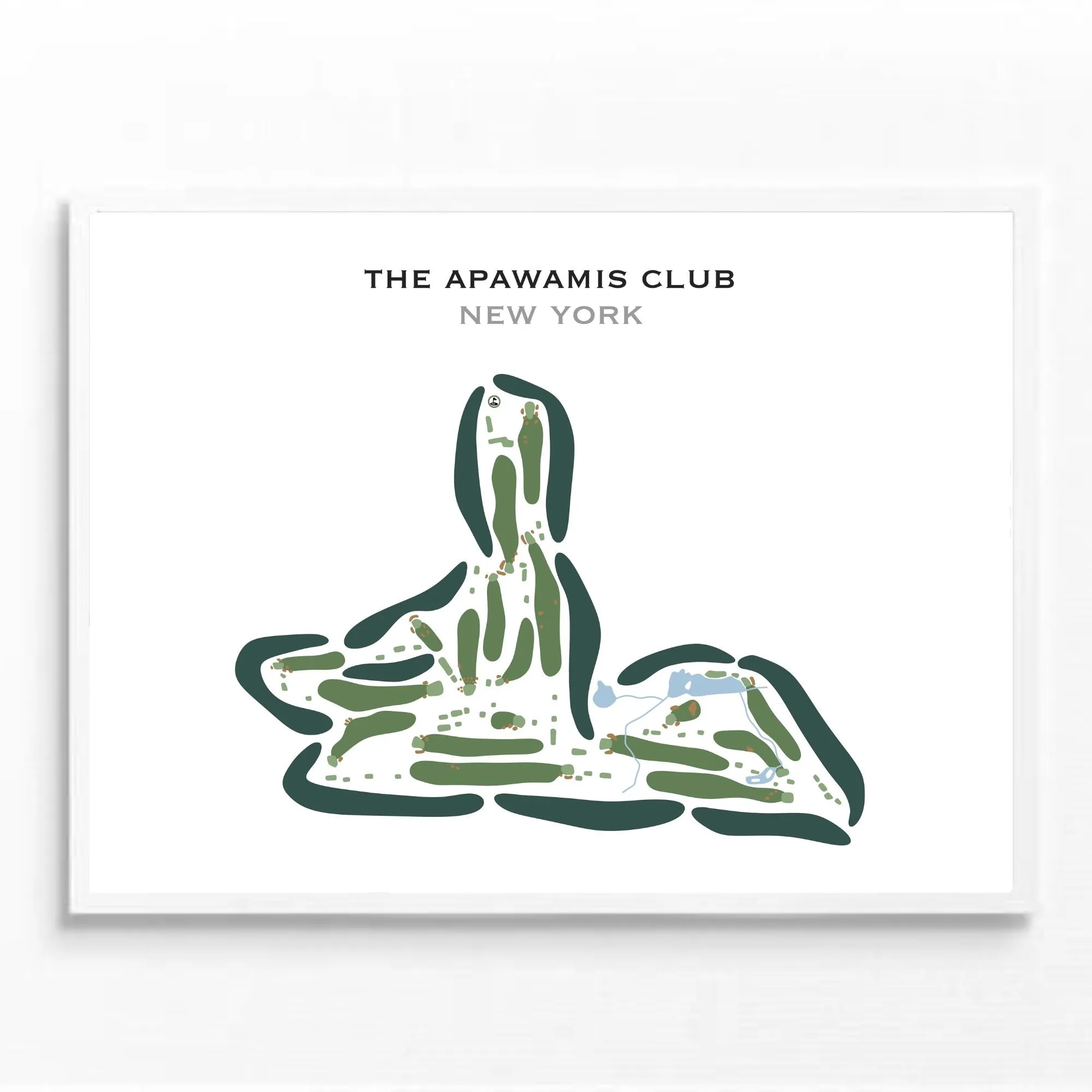 Apawamis Country Club, New York - Printed Golf Courses