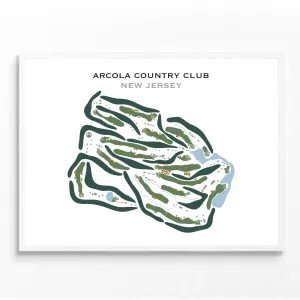 Arcola Country Club, New Jersey - Printed Golf Courses