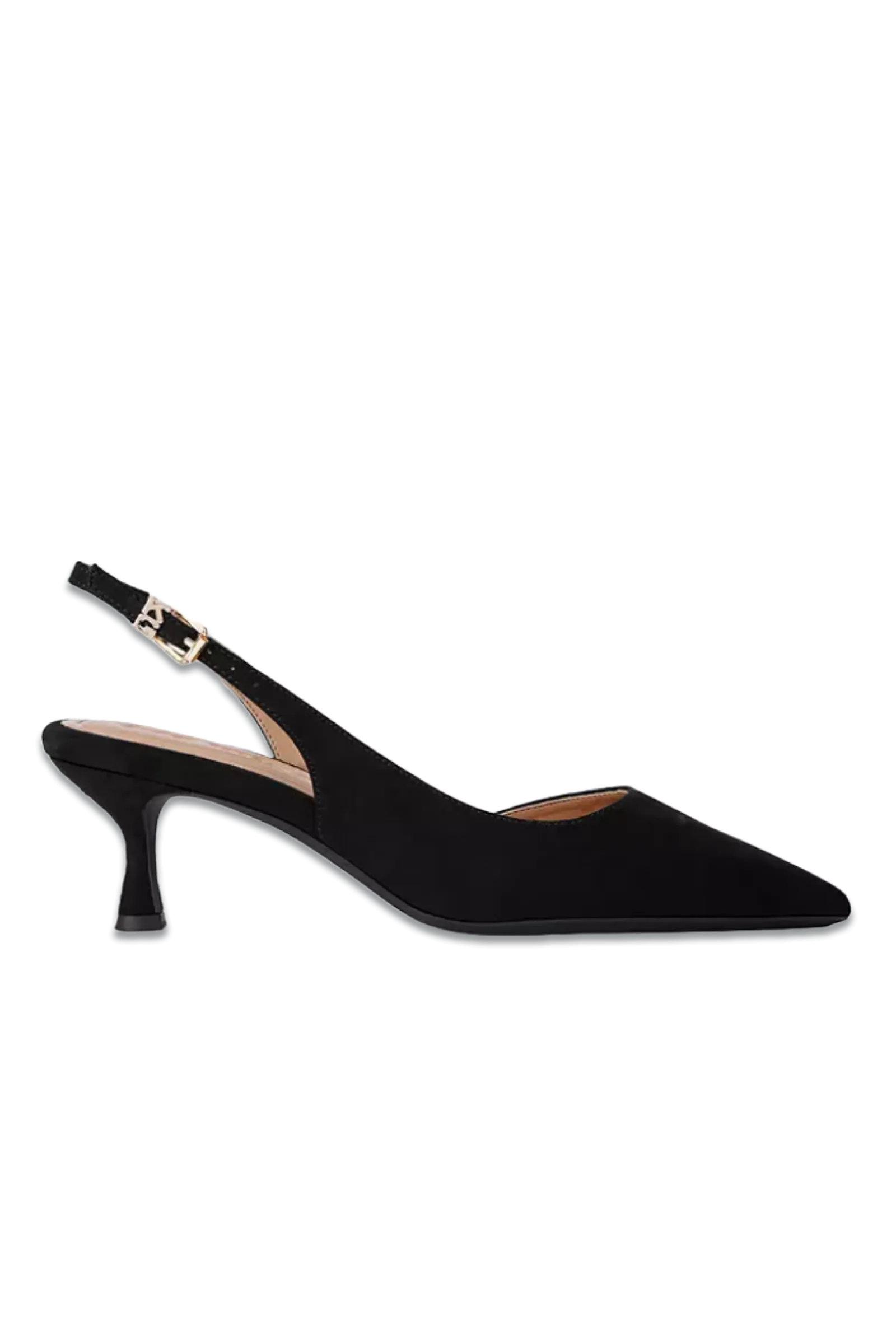 Aria Slingback Court Shoes, Black