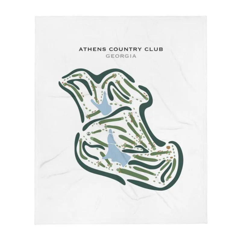 Athens Country Club, Georgia - Printed Golf Courses