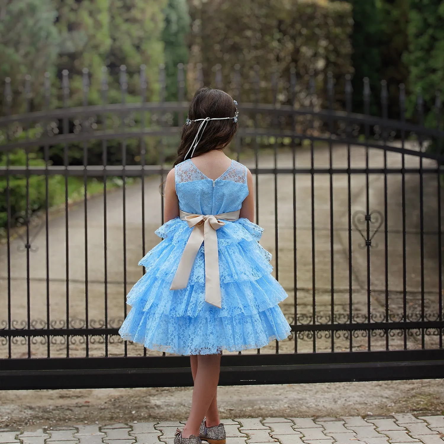 Audrey Dress - Sky Blue