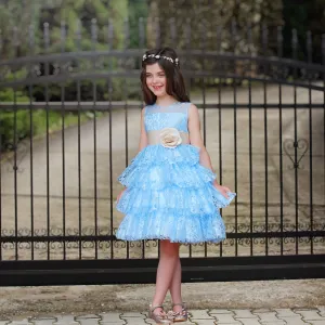 Audrey Dress - Sky Blue