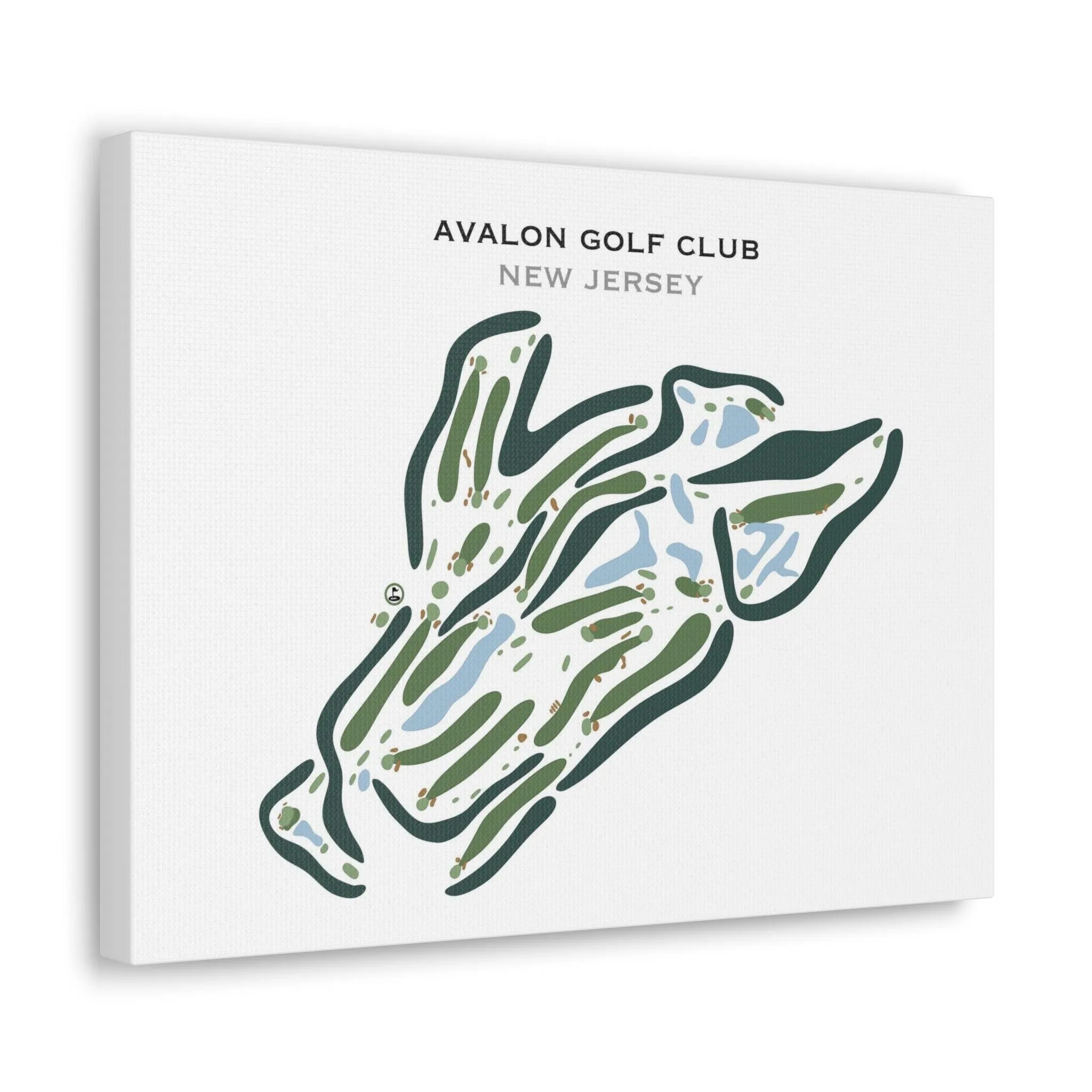 Avalon Golf Club, New Jersey - Printed Golf Courses