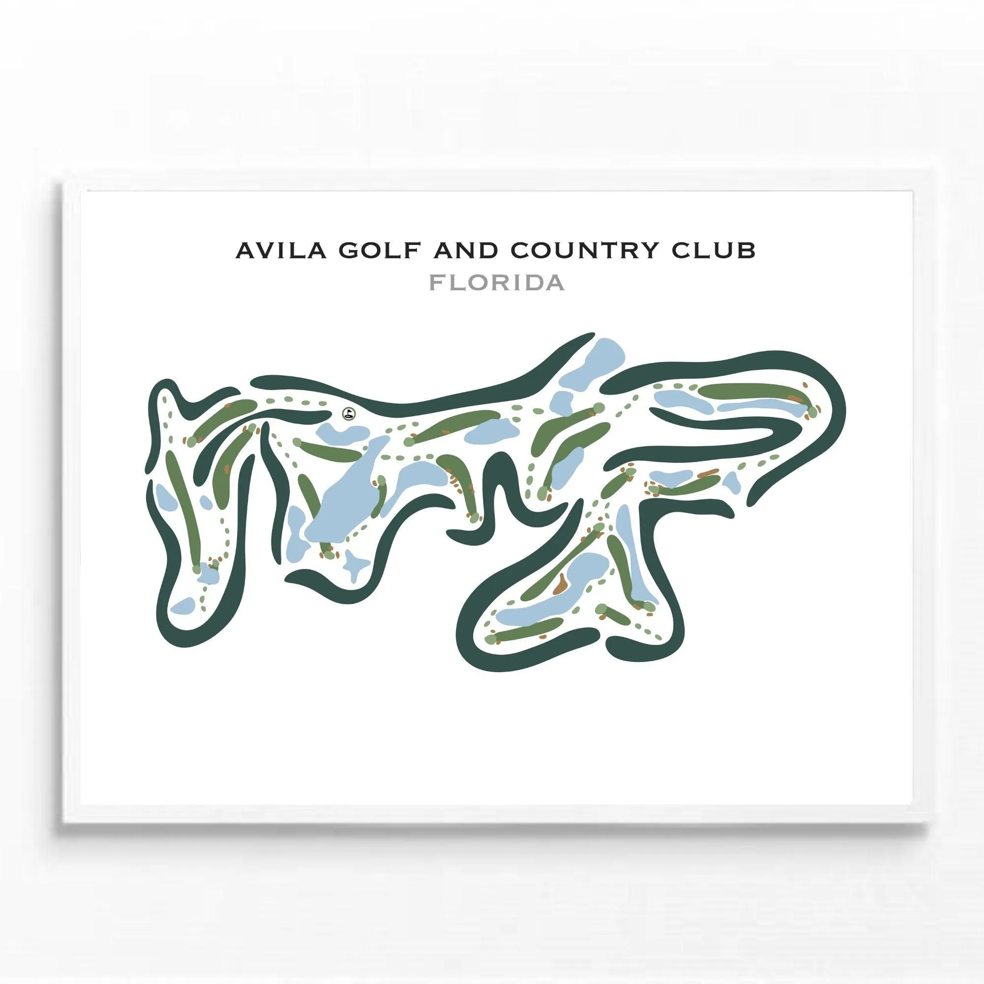 Avila Golf & Country Club, Florida - Printed Golf Courses