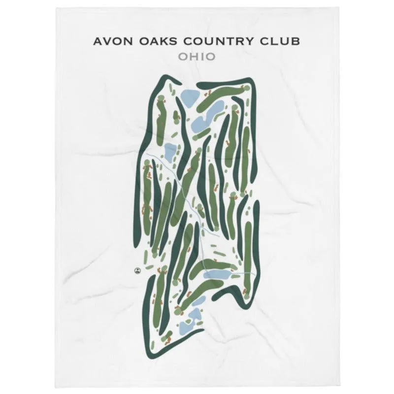 Avon Oaks Country Club, Ohio - Printed Golf Courses