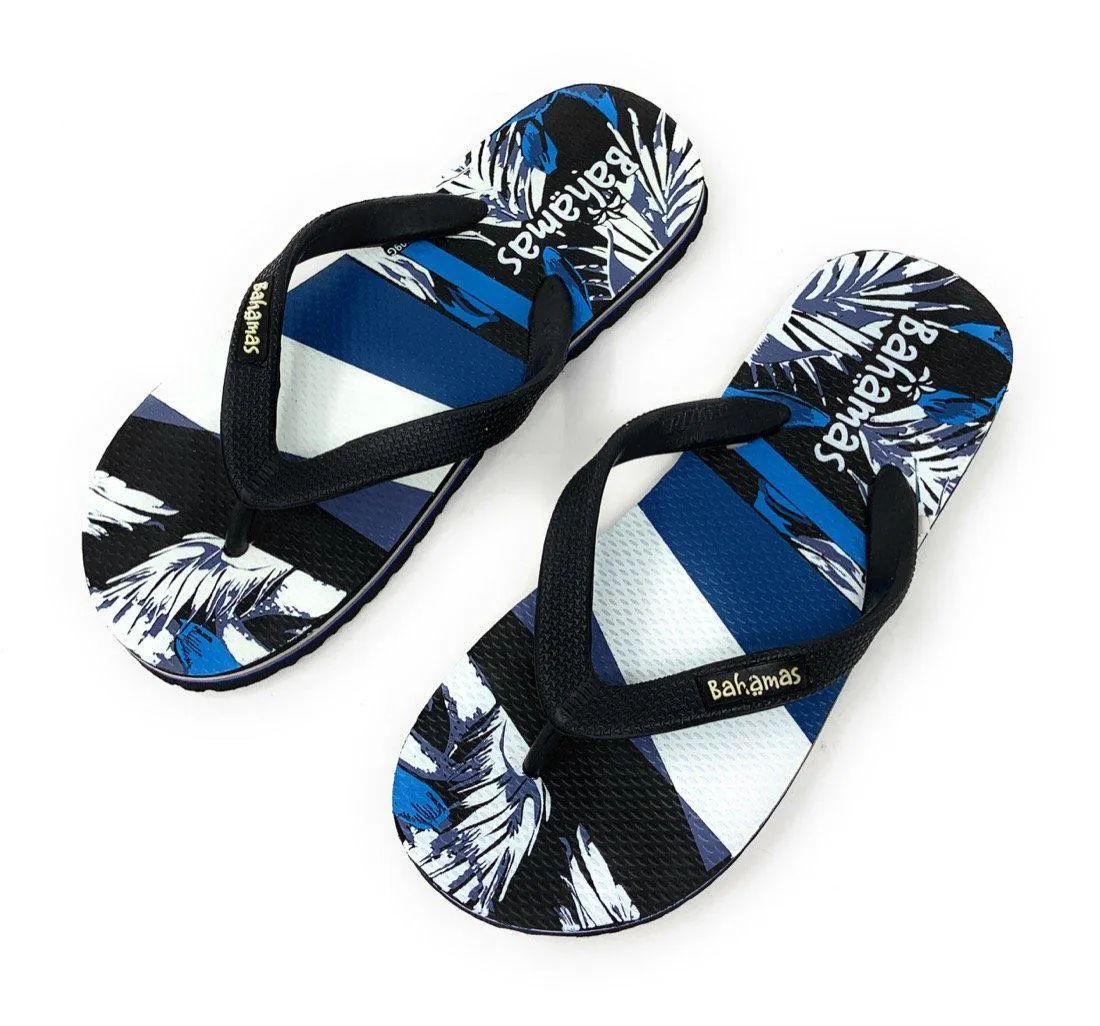 Bahamas Mens Flip Flops Premium Comfort Thong Soles Sandals Slippers Tropical Beach