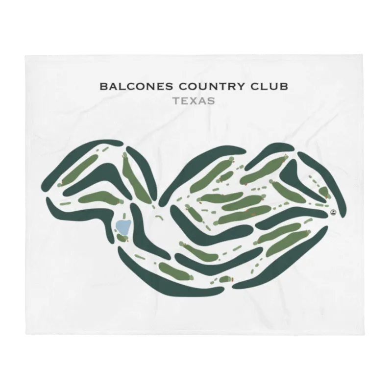 Balcones Country Club, Texas - Printed Golf Courses