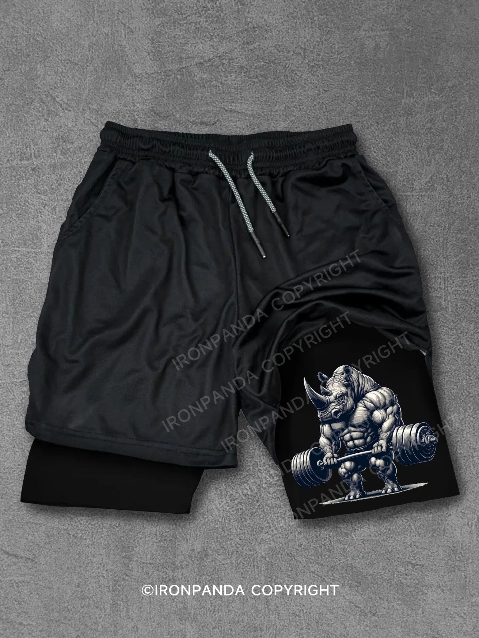 Barbell Weightlifting Rhino Performance Training Shorts