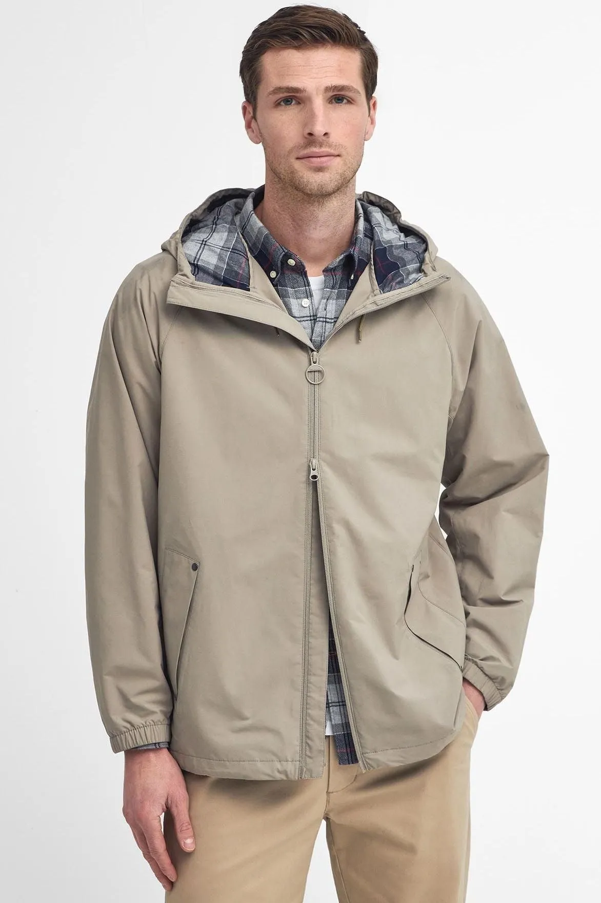 Barbour Showerproof Kirkhill Jacket in STONE concrete MSP0105ST11