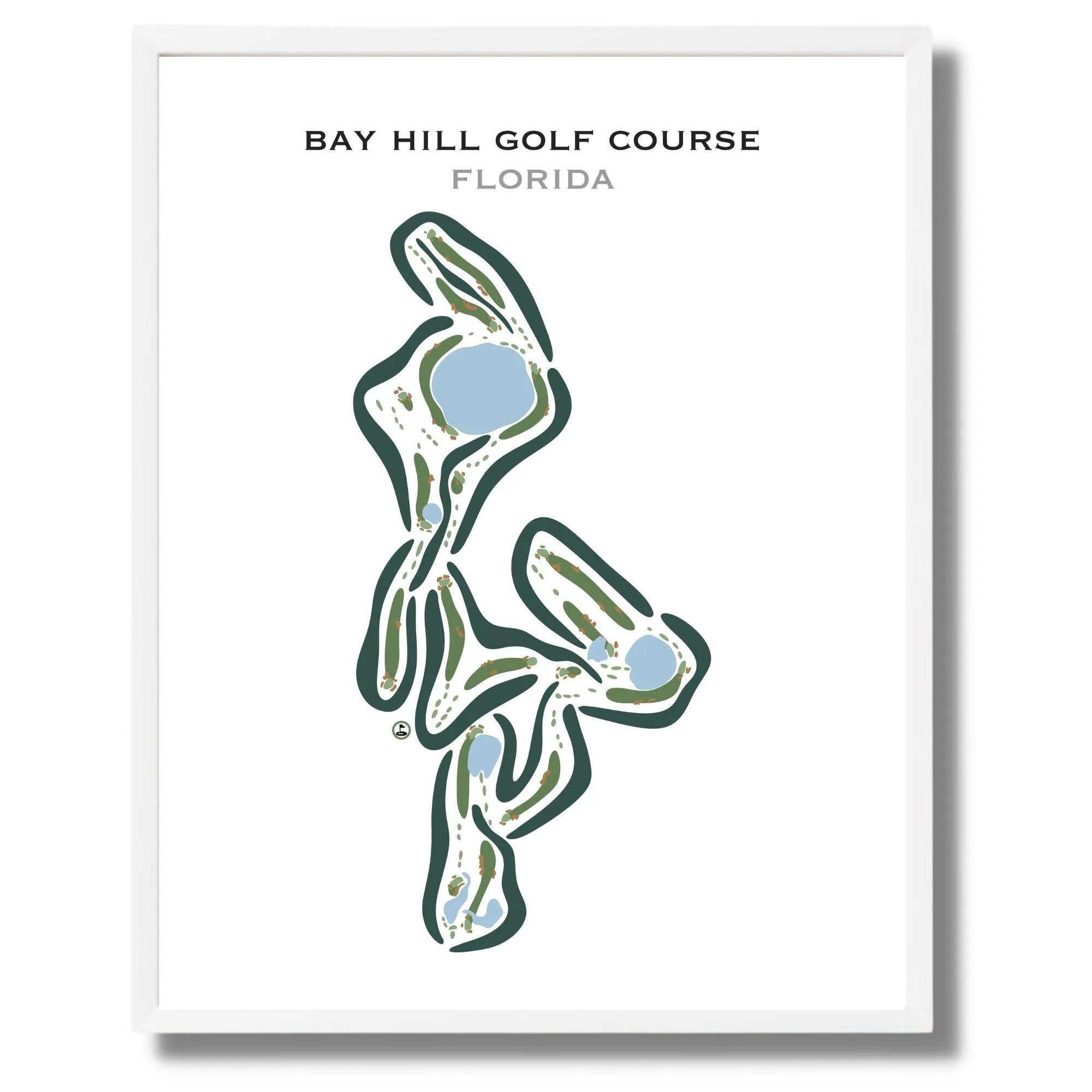 Bay Hill Club, Orlando Florida - Printed Golf Courses