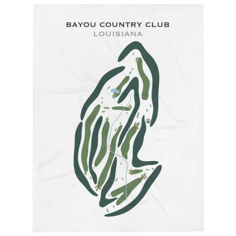 Bayou Country Club, Louisiana - Printed Golf Courses