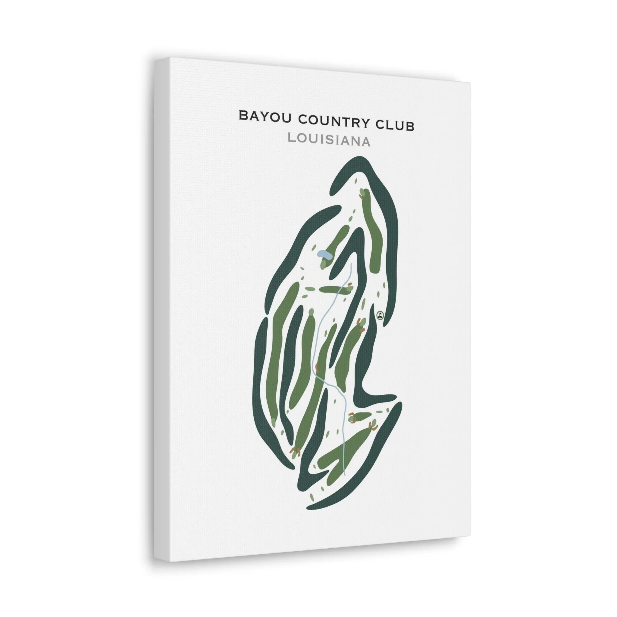 Bayou Country Club, Louisiana - Printed Golf Courses