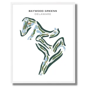 Baywood Greens, Delaware - Printed Golf Courses