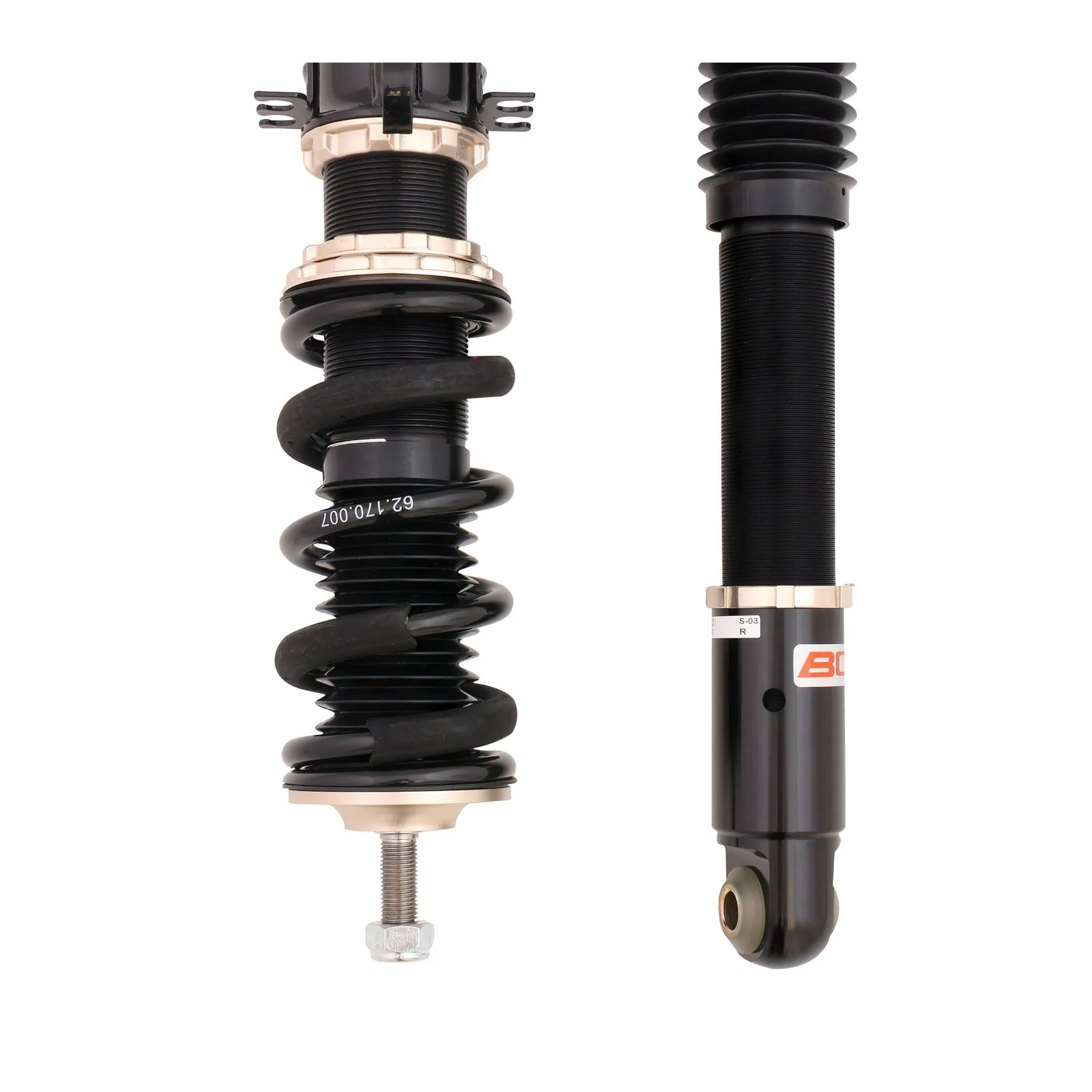 BC Racing BR Coilovers for 99-05 Volkswagen Golf R32 AWD (BCR.S-03-BR)