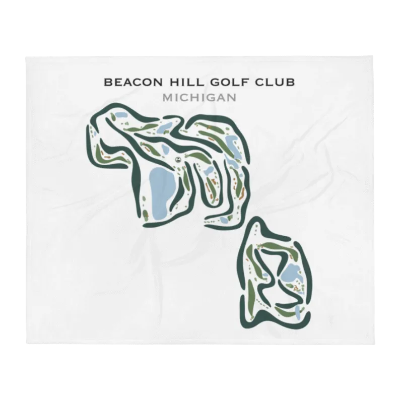 Beacon Hill Golf Club, Michigan - Printed Golf Courses